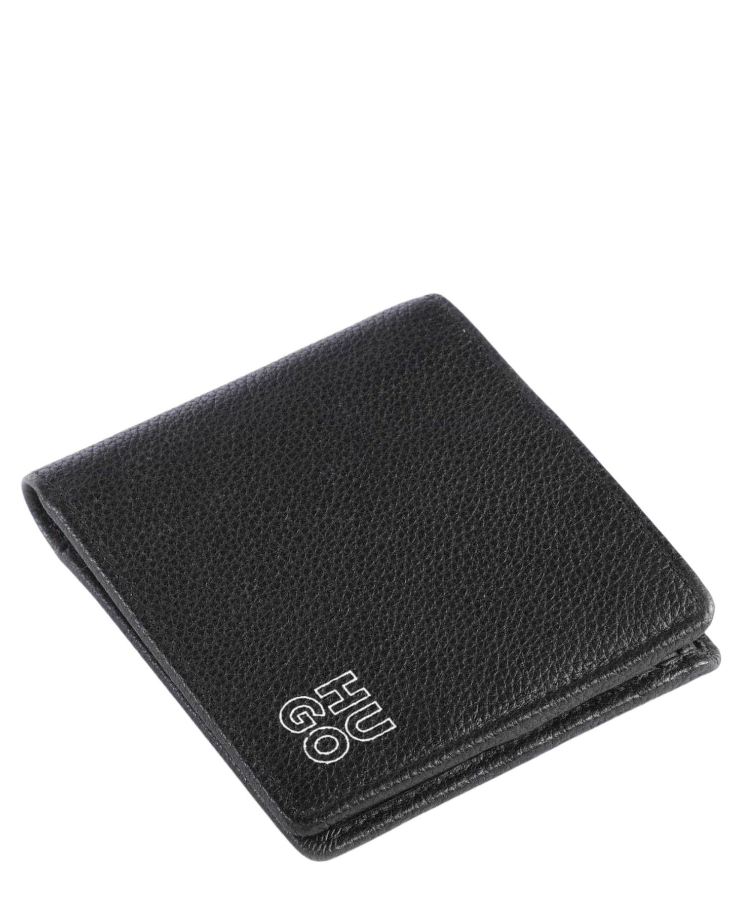 GRAINED-LEATHER BILLFOLD WALLET