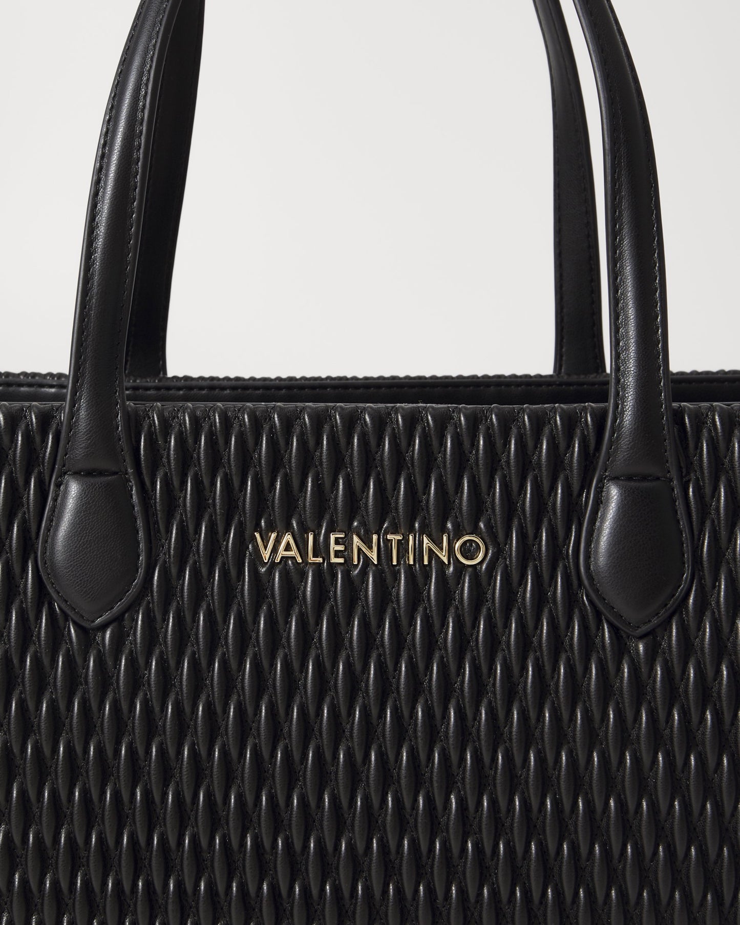 Frequency Re Faux Quilted Leather Shopping Bag