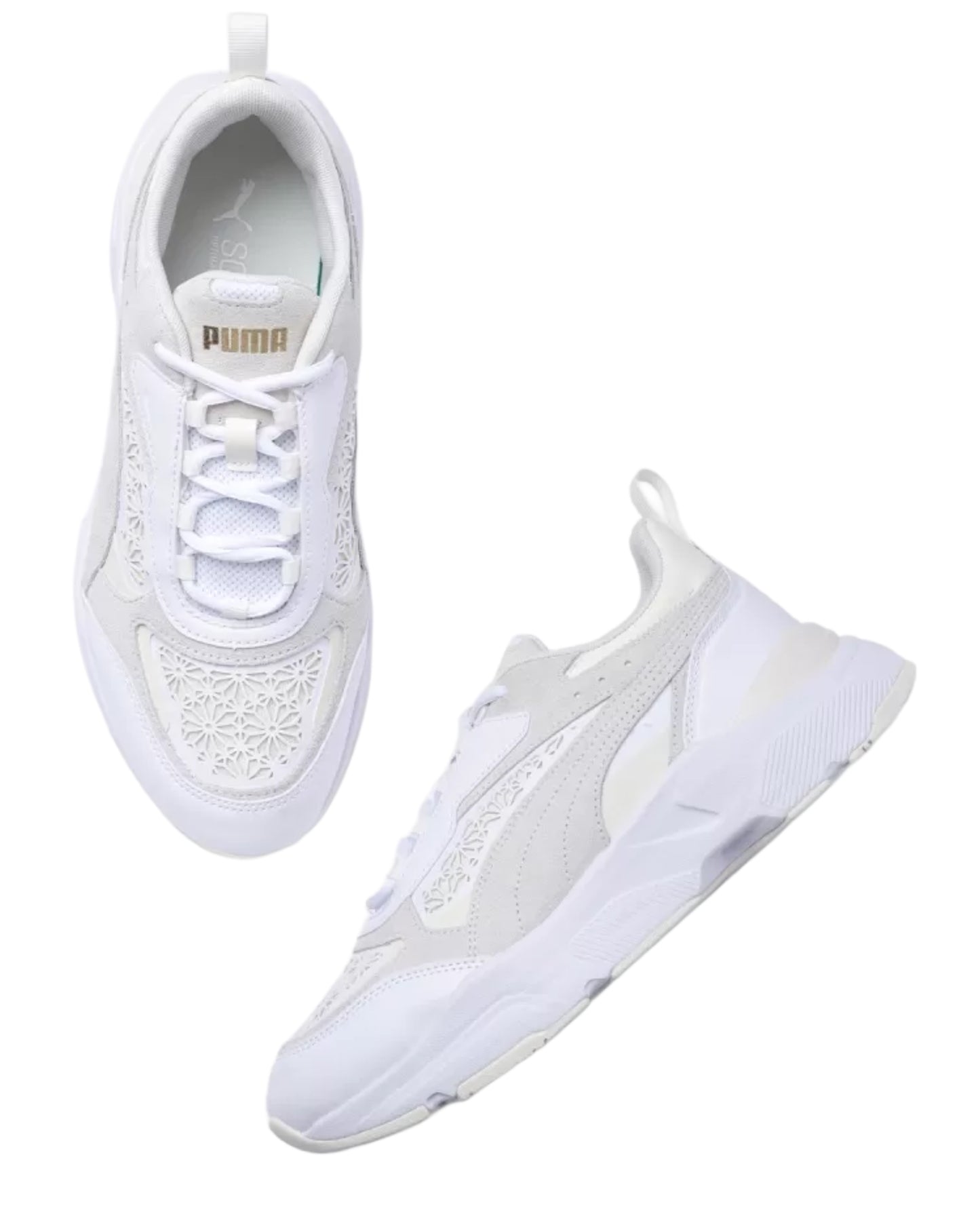 Cassia Laser Cut Sneakers