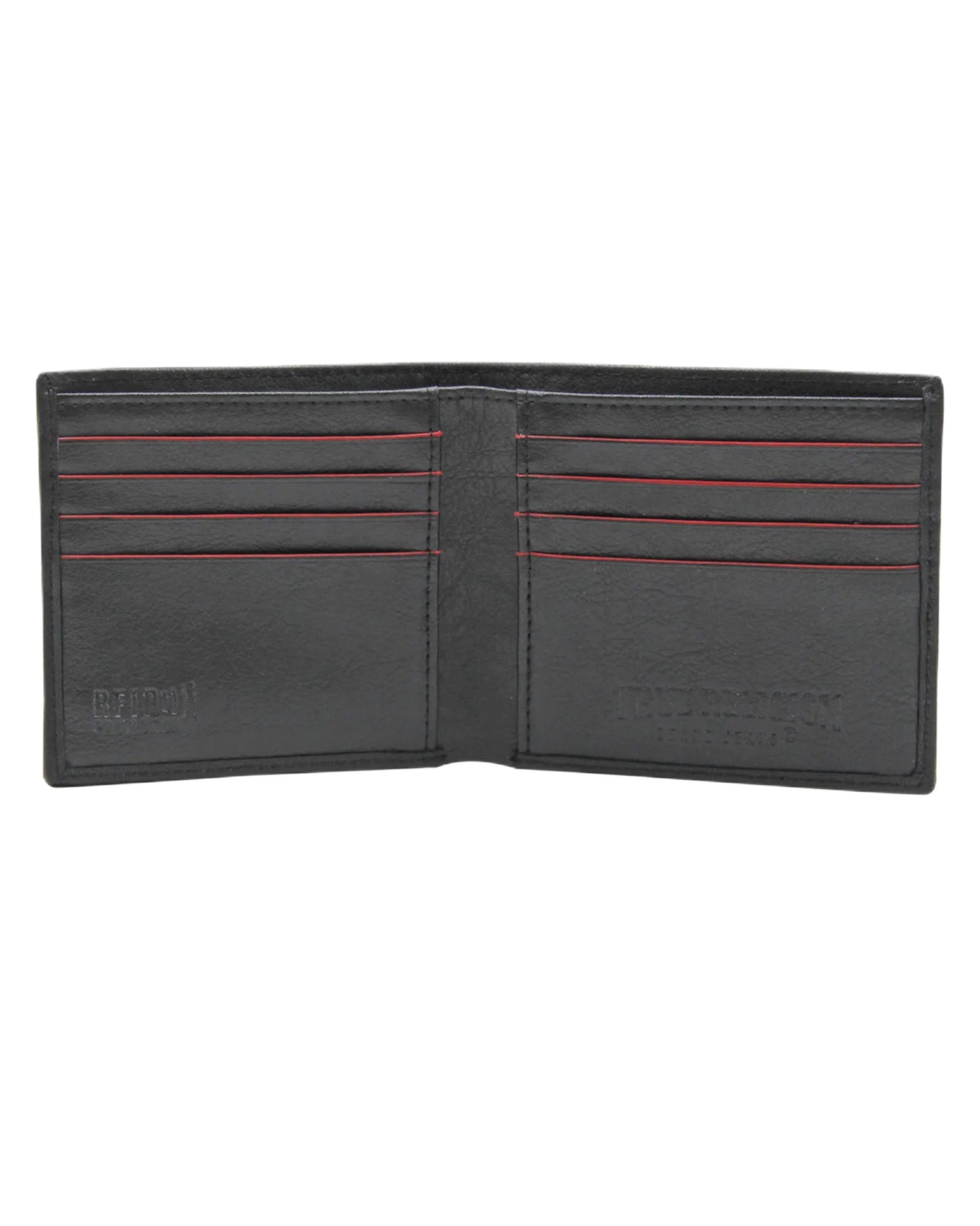 Norris Red Enamel Horseshoe Bifold Wallet