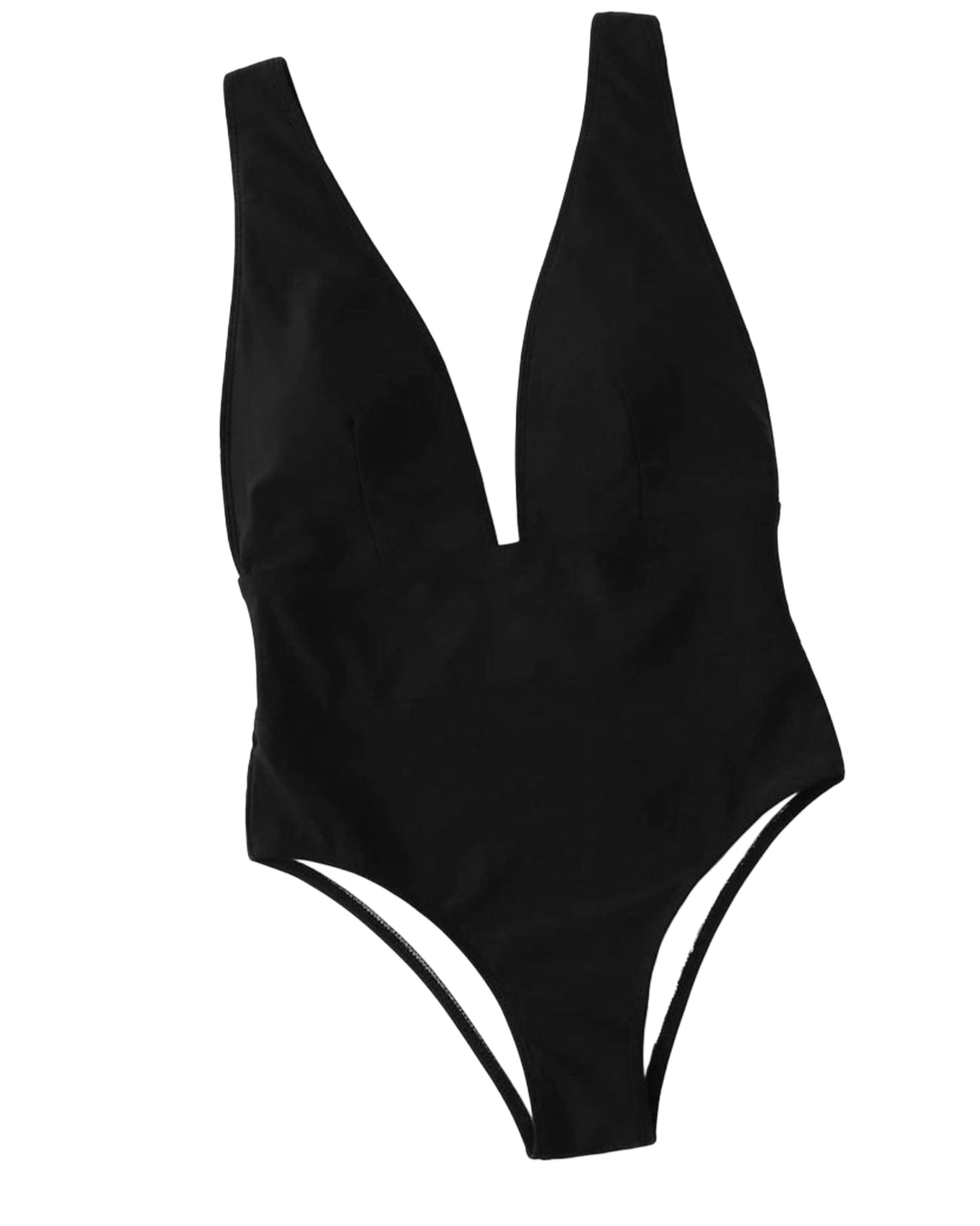 Shein Low Back Plunge One Piece Swimsuit