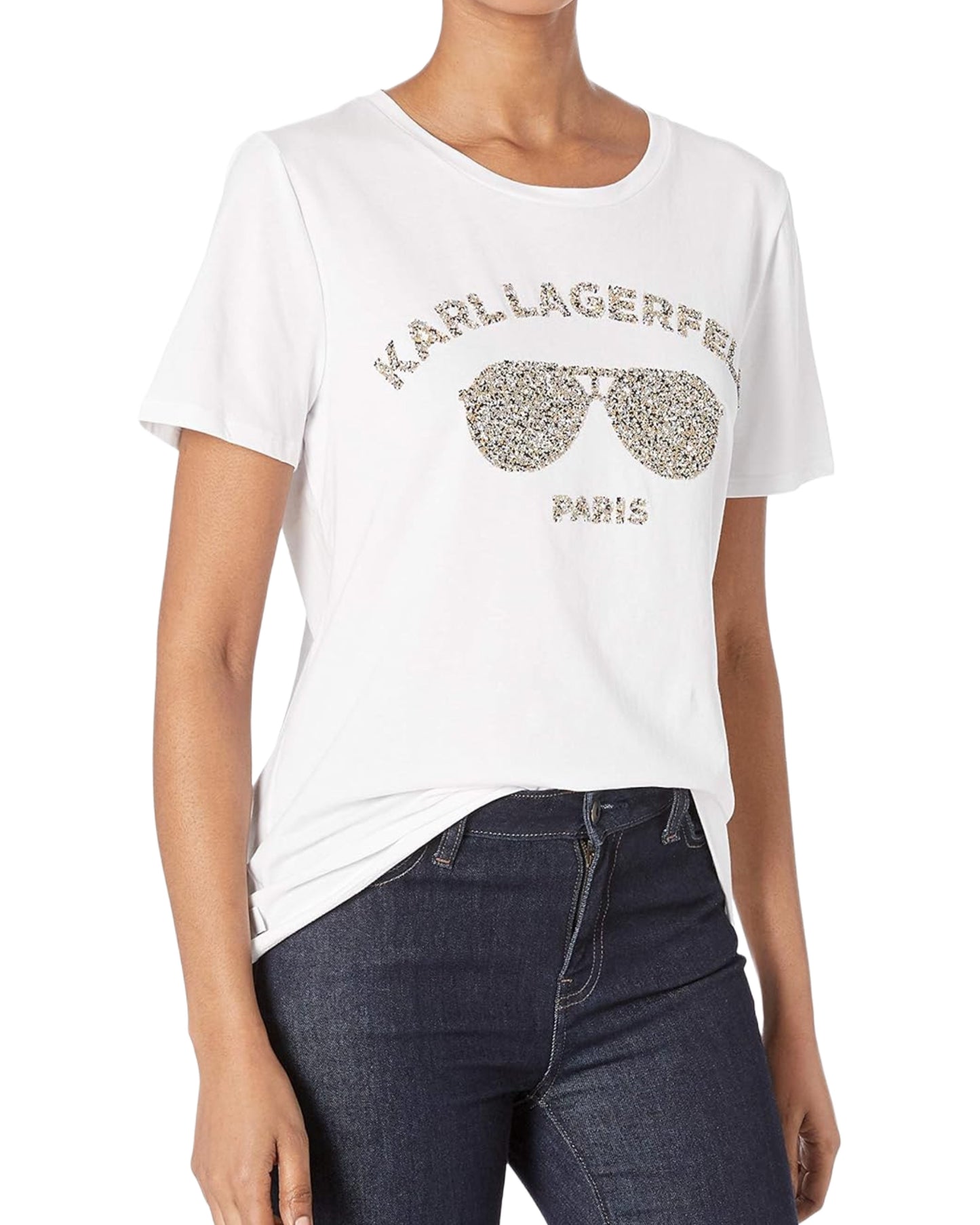 Embellished Sunglass Tee