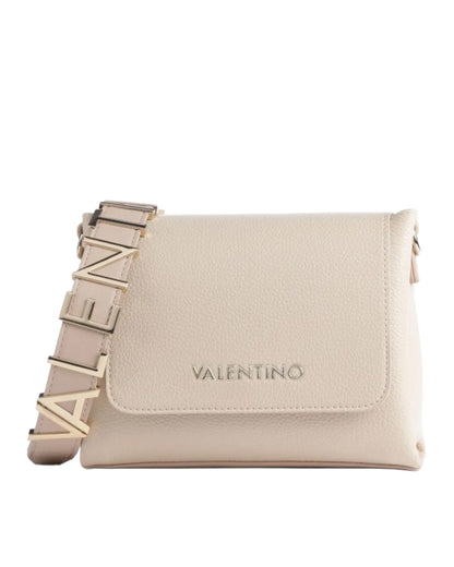 Alexia Ecru Logo Strap Shoulder Bag