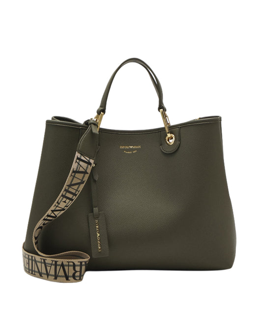 MEDIUM MYEA SHOPPER BAG WITH DEER PRINT