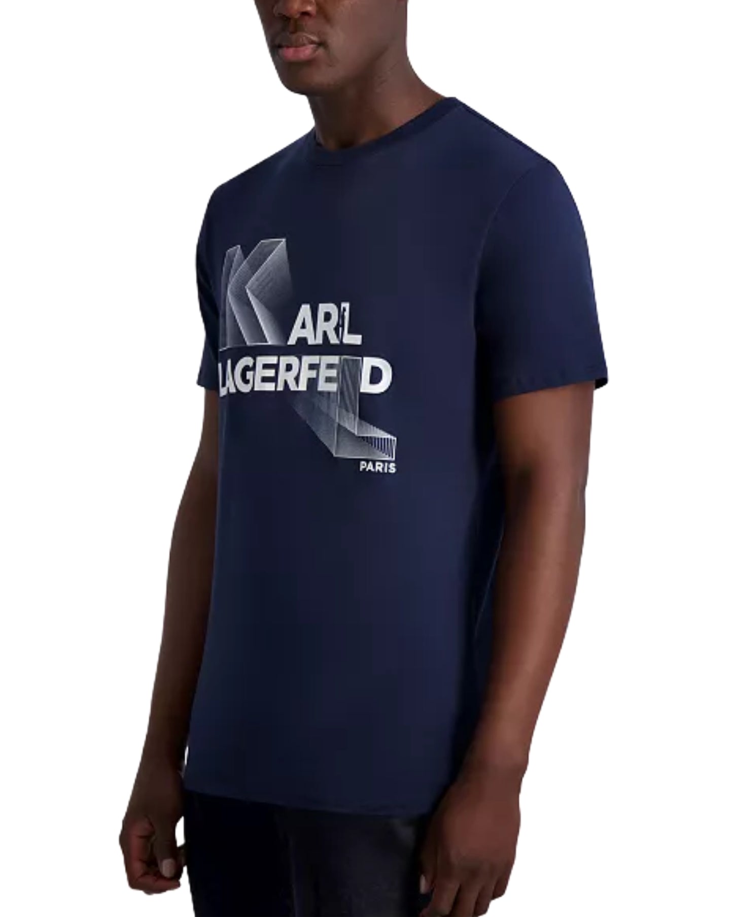 KARL LAGERFELD PARIS Men's 2D Logo T-Shirt