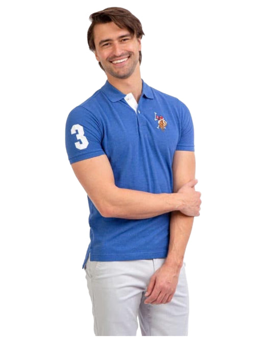 MULTI COLOR BIG LOGO POLO SHIRT