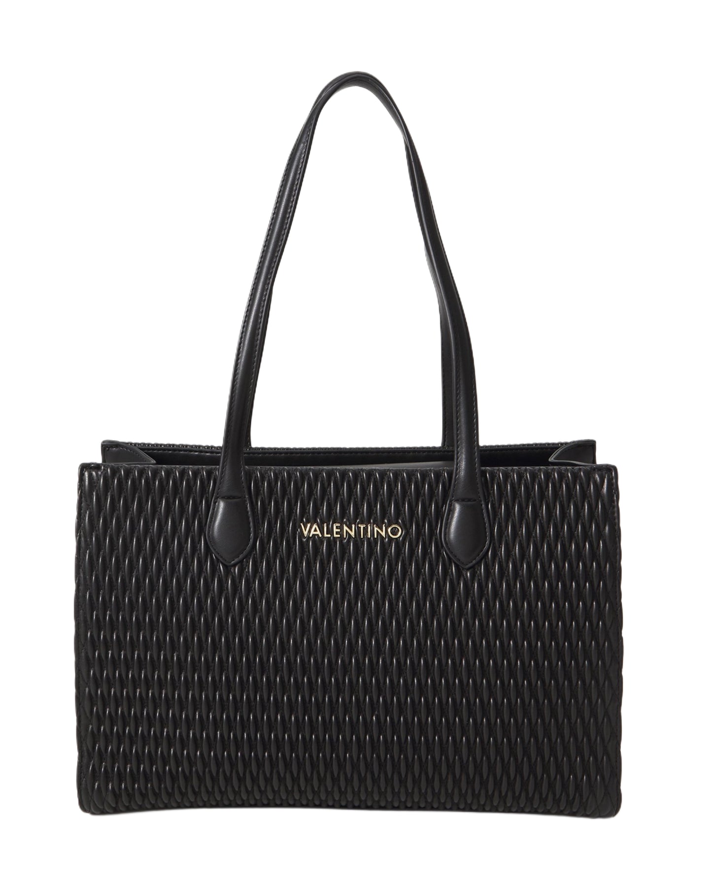 Frequency Re Faux Quilted Leather Shopping Bag