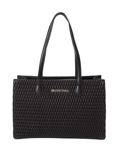 Frequency Re Faux Quilted Leather Shopping Bag