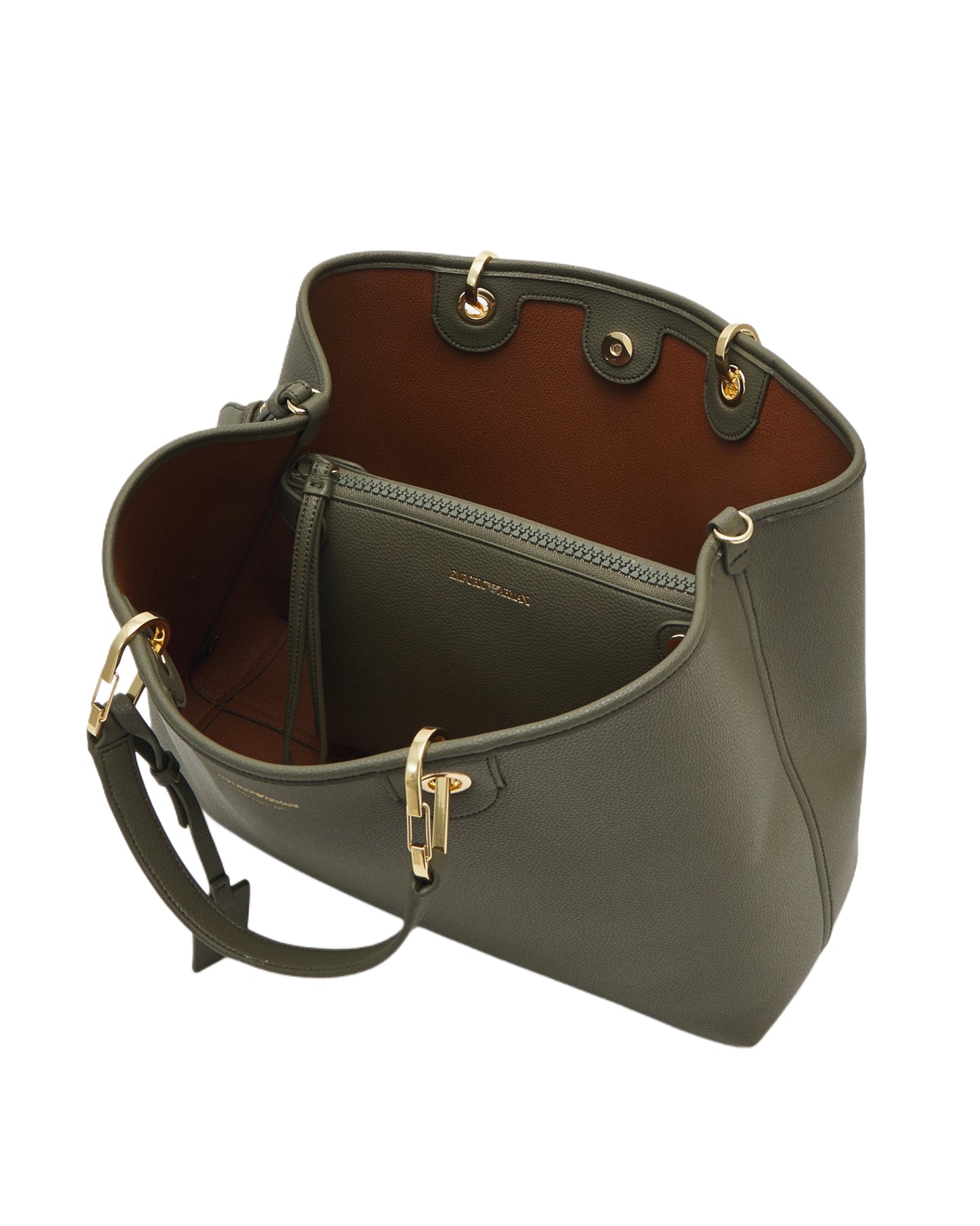 MEDIUM MYEA SHOPPER BAG WITH DEER PRINT