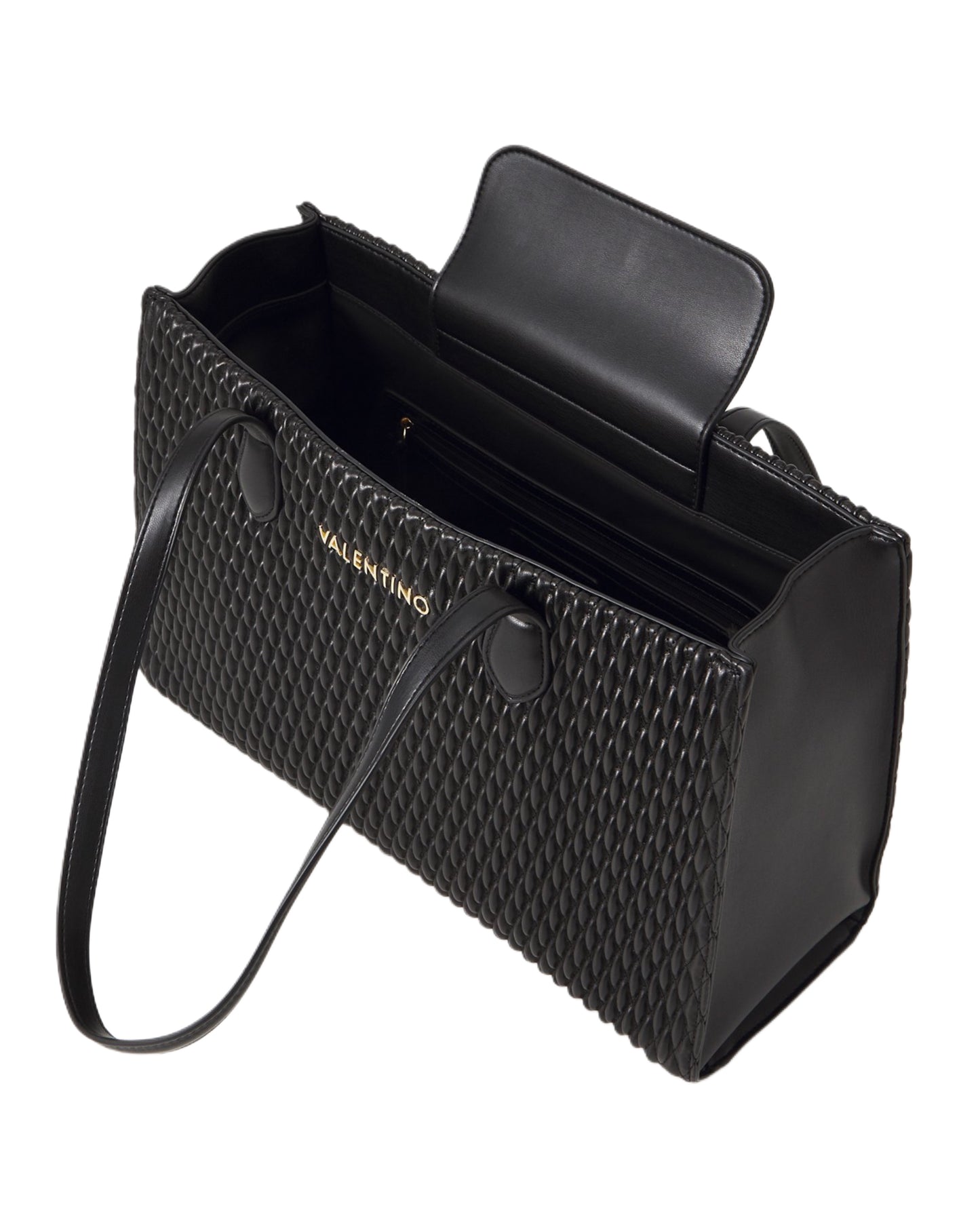 Frequency Re Faux Quilted Leather Shopping Bag