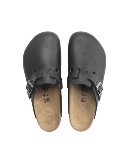 Boston Natural Leather Clogs