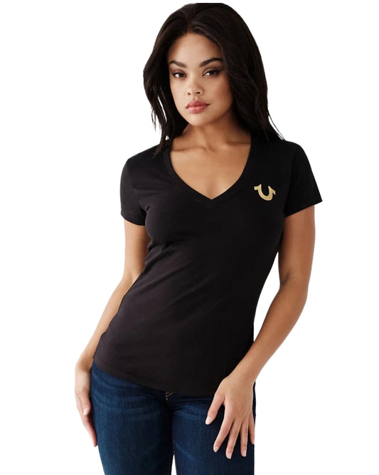 FOIL HS SLIM V NECK TEE