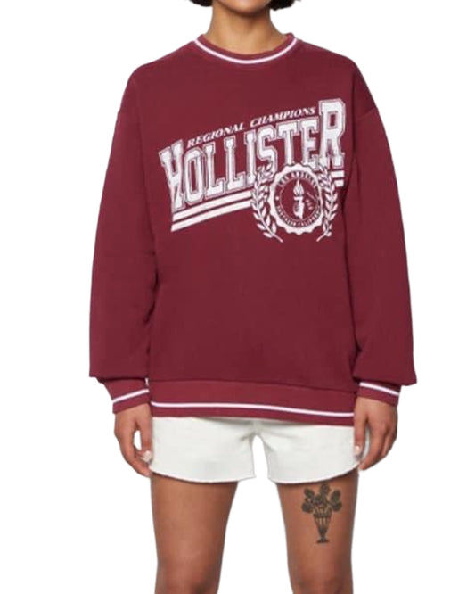 Oversized fleece sweatshirt