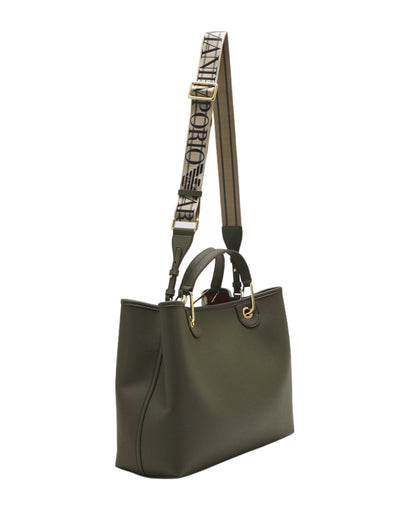 MEDIUM MYEA SHOPPER BAG WITH DEER PRINT