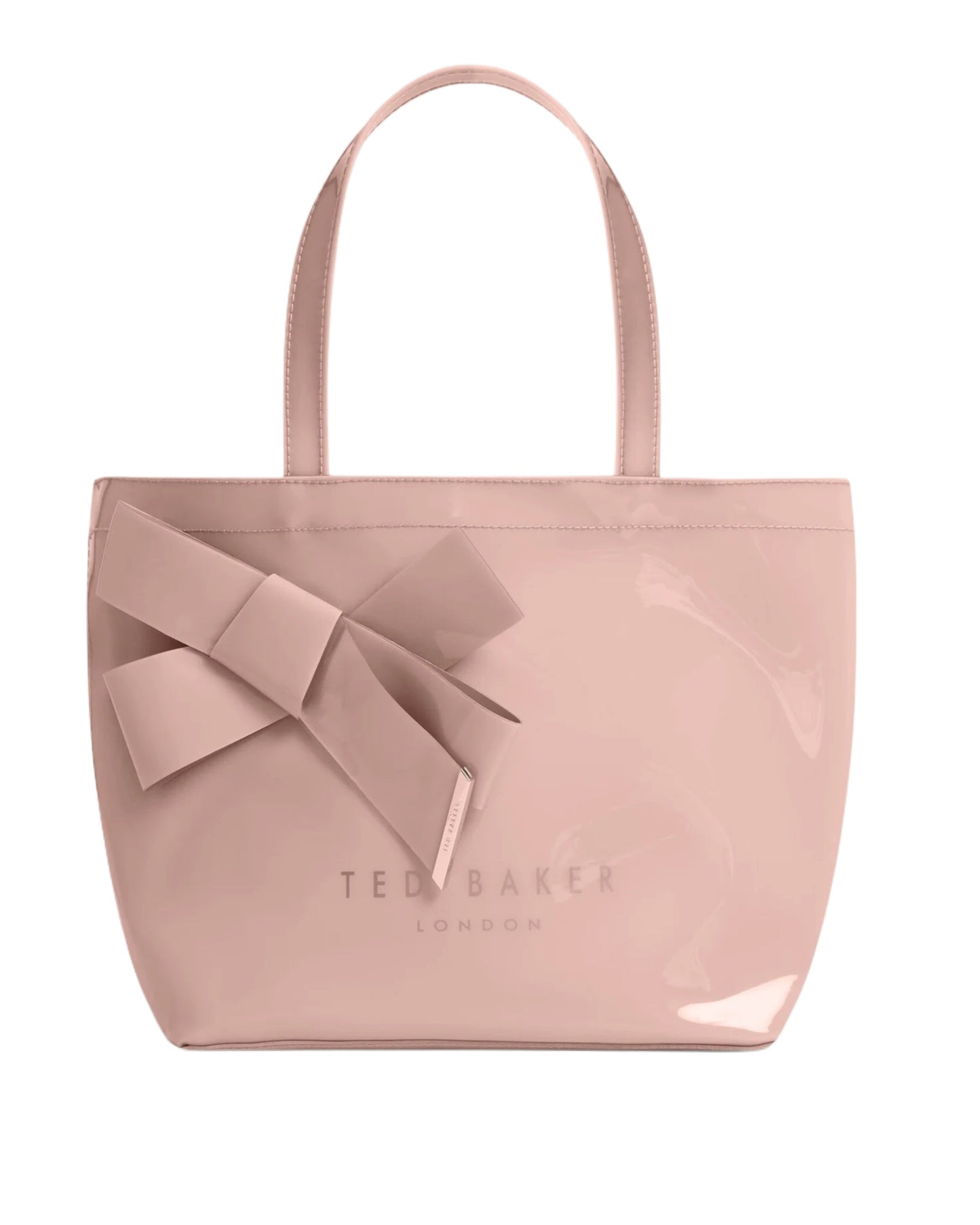 NIKICON Small Knot Bow Vinyl Icon Tote Bag