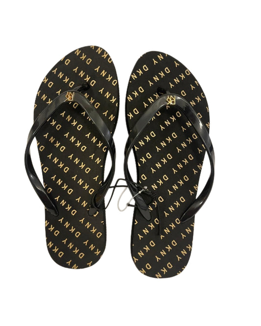 DKNY LOGO SLIPPERS