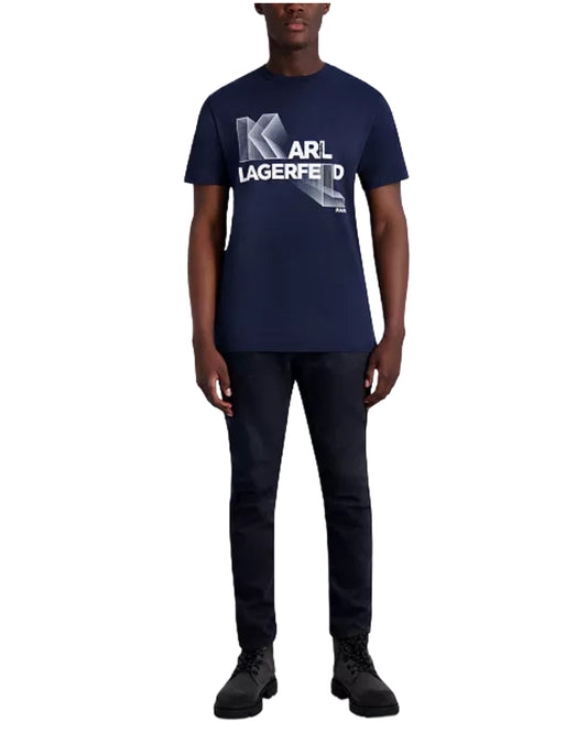 KARL LAGERFELD PARIS Men's 2D Logo T-Shirt
