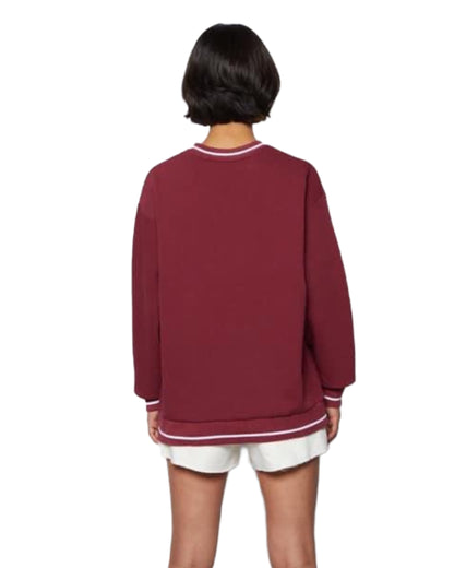 Oversized fleece sweatshirt