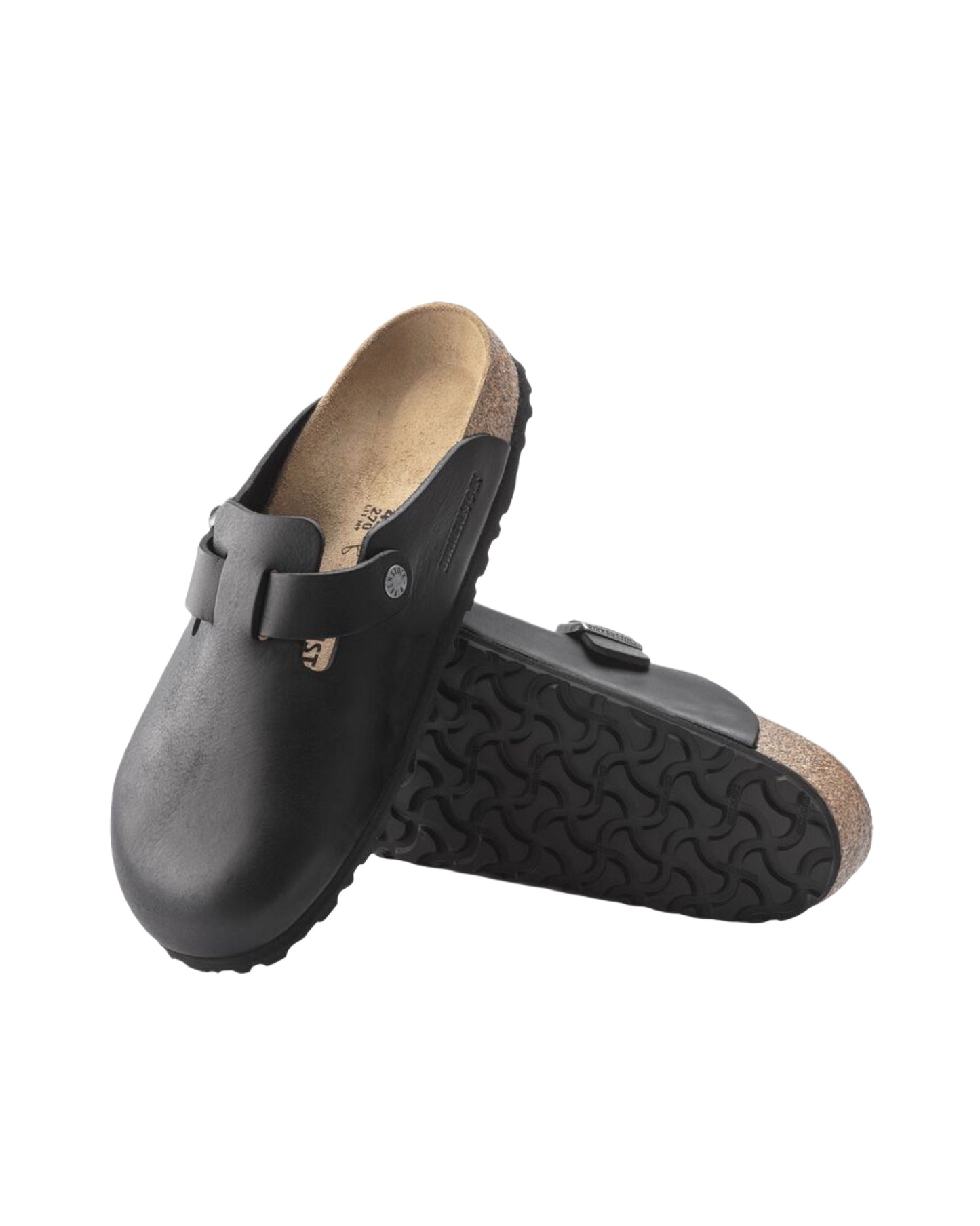 Boston Natural Leather Clogs