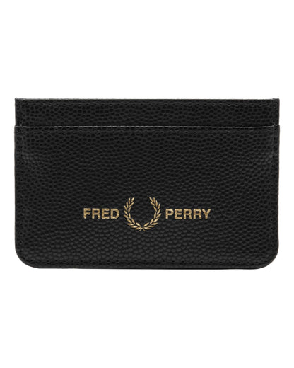 UNISEX SCOTCH GRAIN TEXTURED CARDHOLDER